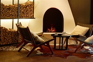 Fireplace Arctic Light Hotel