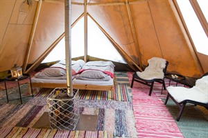 Deluxe tent at Aurora Safari Camp