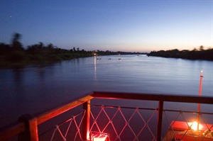 Cruising the Mekong Delta at night