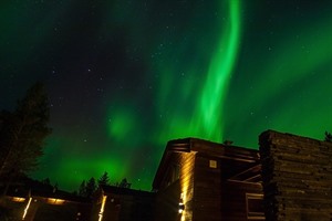 Northern Lights at Bjornfjell Mountain Lodge