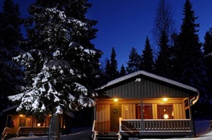 Cabin exterior at Brandon Lodge