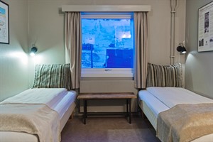 Coal Miners' Cabins - room. Agurtxane Concellon / Hurtigruten Svalbard