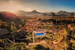 Aerial view of Eco Resort Cermeniza