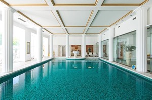Indoor pool at Grand Hotel Toplice
