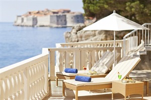 Terrace at Grand Villa Argentina Dubrovnik