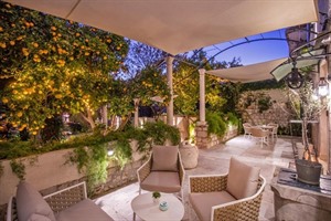 Outdoor terrace at Heritage Villa Nobile