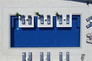 Outdoor swimming pool at Hotel Antica, Stari Grad