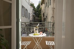 View from the balcony, Hotel Lost, Beirut