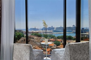 View from the Deluxe Suite at Hotel Luxe