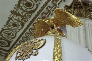Ornate design at the Hotel Sovietsky
