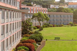 Exterior of hotel at Hotel Terceira Mar