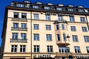 Exterior of Hotel Terminus in Stockholm