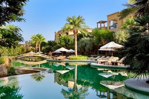 One of the outdoor pool - Kempinski hotel Ishtar