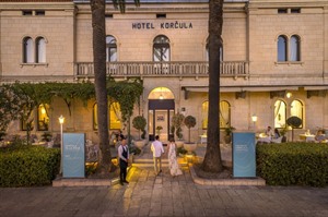 Entrance to the Korcula Heritage Hotel