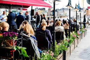 Patio at Lydmar Hotel