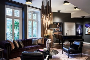 Living Room at Lydmar Hotel