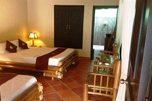 Mekong Lodge - bungalow interior