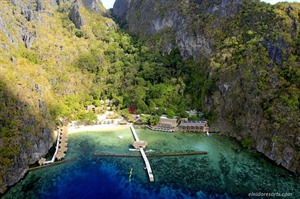 Miniloc Island Aerial View