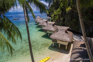 Miniloc Island, Water Cottages