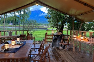 Mt. Fuji Satoyama Vacation Glamping ©mtfujisatoyamavacation&ecotours