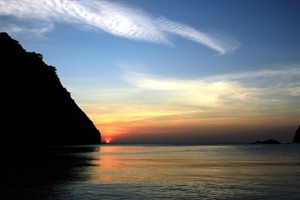 Myanmar Andaman Resort - sunset beach