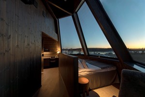 Glass Hut - interior