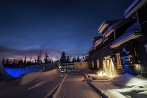 Outside the Northern Lights Ranch