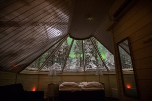 Viewing Ceiling at the Northern Lights Village