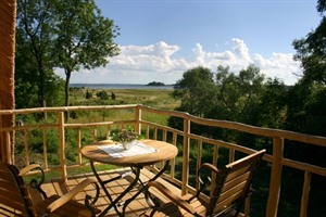 Views from the balcony at Padaste Manor