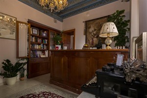 Reception desk at Palace Judita Hotel