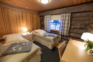 Room at Skabma Log Cabin