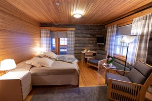 Room at Skabma Log Cabin