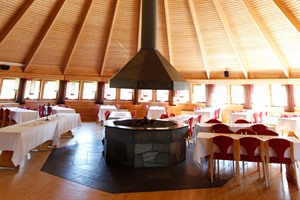 Restaurant at the Sorrisniva Igloo Hotel