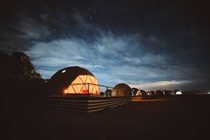 Camp at night - Sun City Camp
