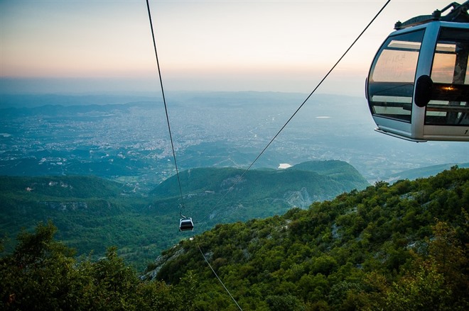 Mt Dajti cable car