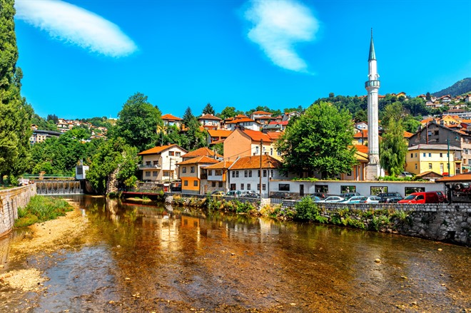 Miljacka river, Sarajevo