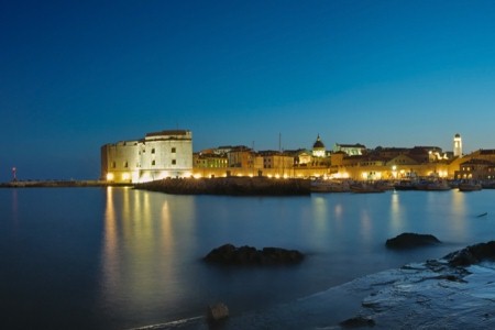 Evening view of Dubrovnik