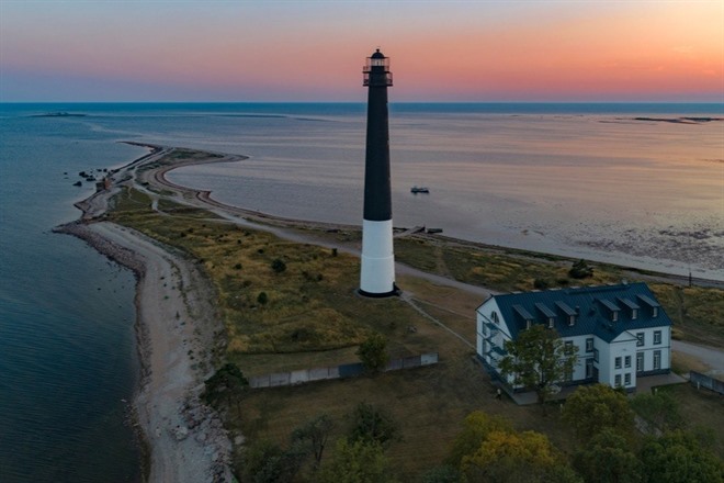 Sunset at Sõrve Lighthouse
