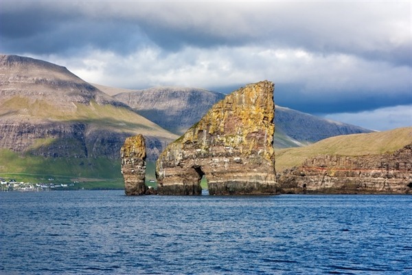 Iconic Rock Formations in the Faroes