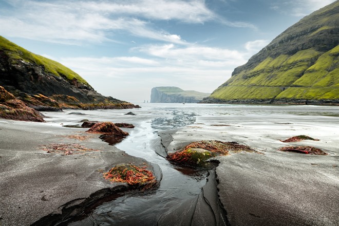 Tjornuvik beach, the Faroe Islands