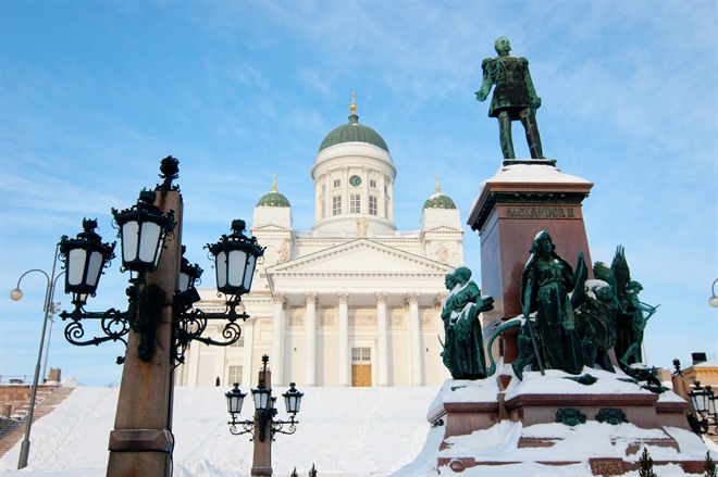 St Nicholas Cathedral in Helsinki - Finland