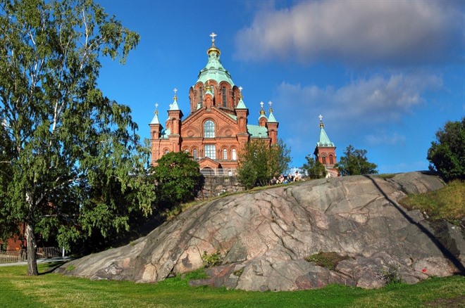 Uspenski cathedral in Helsinki