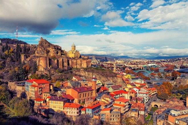 Panoramic view of Tbilisi - Georgia