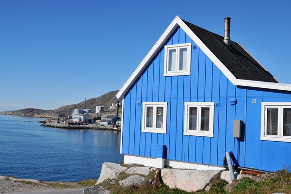 Typical wooden house in Qaqortoq
