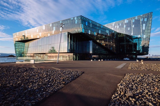 Harpa concert hall in Reykjavík - Iceland