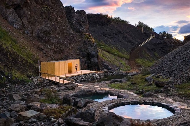 Husafell Canyon Baths - Iceland