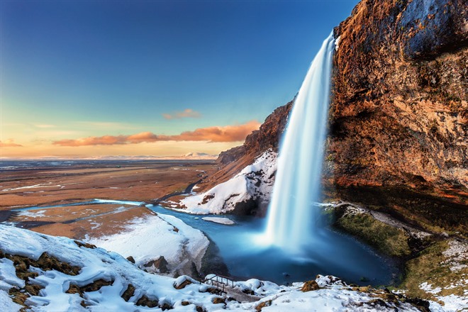 Seljalandsfoss Waterfall in South Iceland - Iceland