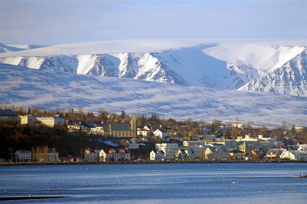 Akureyri in Winter - Iceland