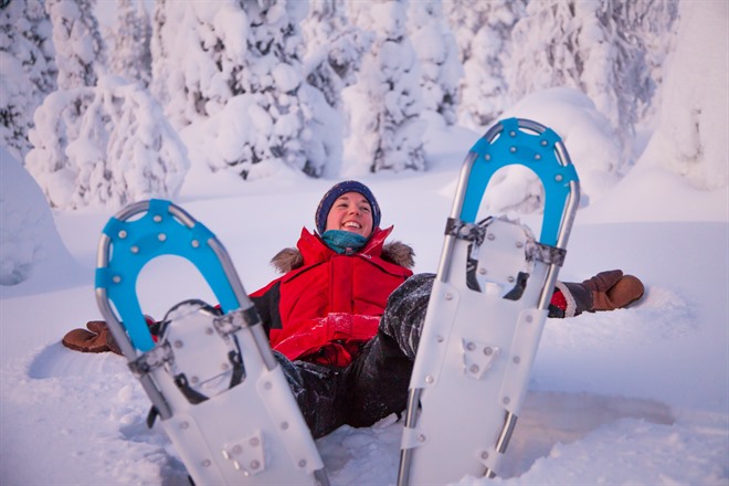 Snowshoeing