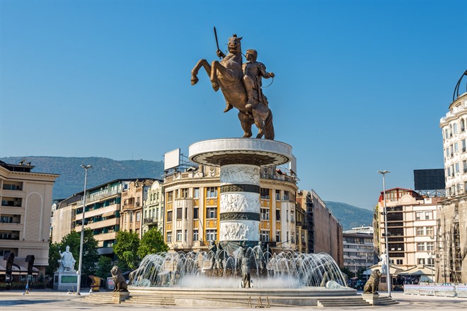 Macedonia Square, Skopje